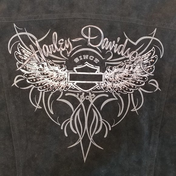 Women's Small S Harley-Davidson Soar Sueded Polyester Jacket 98566-16VW NWT - Picture 2 of 8